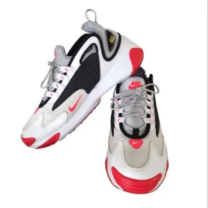Nike Air Zoom 2000 2K White Red Basketball Sneakers Men's 10.5