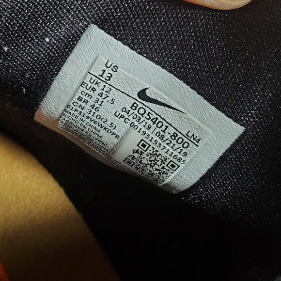 Nike Alphadunk Frank Rudy basketball sneakers