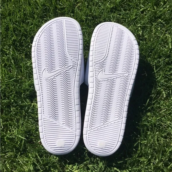 NIKE BENASSI SLIDES JUST DO ITWHITE ROYALS BLUES