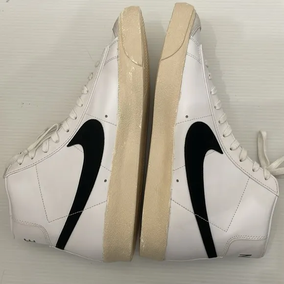 NIKE BLAZER MID 77’ VINTAGE BLACK WHITE BASKETBALL SNEAKERS MENS SIZE 13