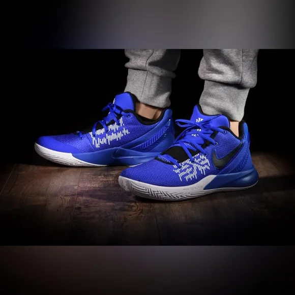 Nike Blue Black Kyrie Flytrap II Racer Blue Sneakers