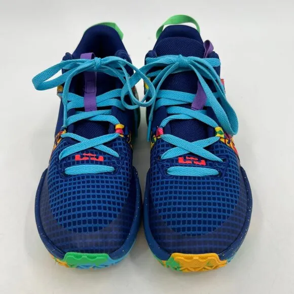 Nike Blue Green Witness 7 Basketball Sneakers | Size 6 Boys