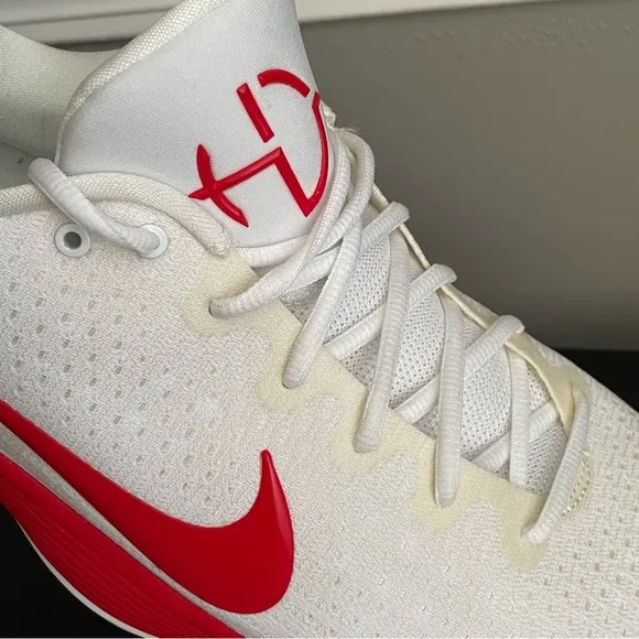 Nike Hyperdunk 2017 Low TB Mens Sz 18 ‘White/Red’ Basketball Sneakers