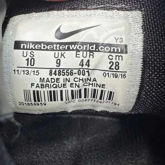 Nike HyperRev 2016 FRGMT Sneakers Men 10 Fragment Design Fujiwara Y3 Zoom Street