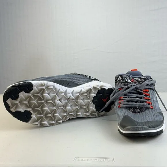 Nike Jordan Flight Flex Trainer Grey/Orange Sneakers Men’s Shoe Size 9 EUR 42.5