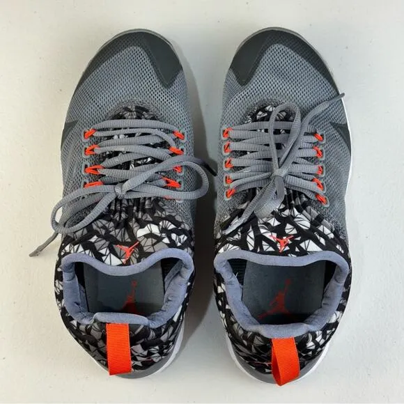 Nike Jordan Flight Flex Trainer Grey/Orange Sneakers Men’s Shoe Size 9 EUR 42.5