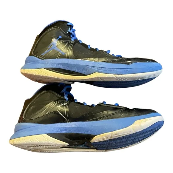 Nike Jordan Flywire (2012) Black and blue Basketball Sneakers Size: 10