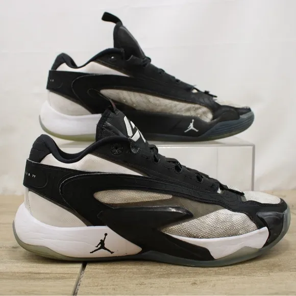Nike Jordan Luka 2 TB Basketball Sneakers Black/White FN7400-100 Mens Size 10