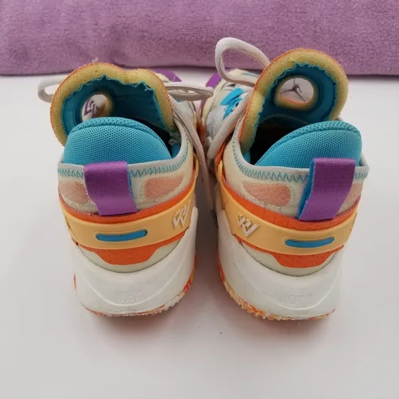 Nike Jordan Mens Why Not .5 Multicolored Basketball Sneakers Size 8.5