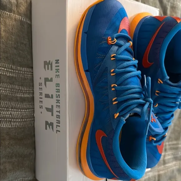 Nike KD Elite 6 Blue/Orange Sneakers Size 10
