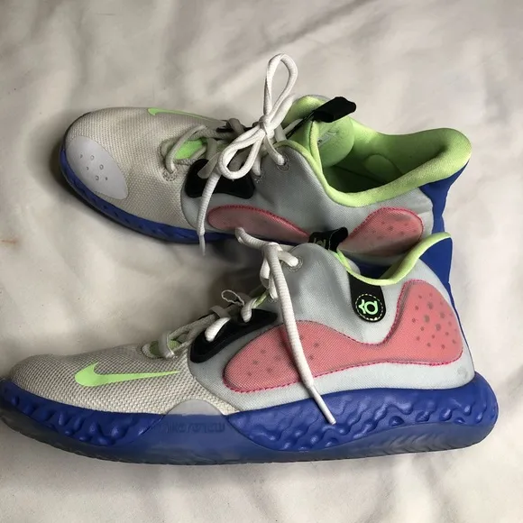 Nike Kd Trey 5 Vll GS lime green basketball 🏀 sneakers