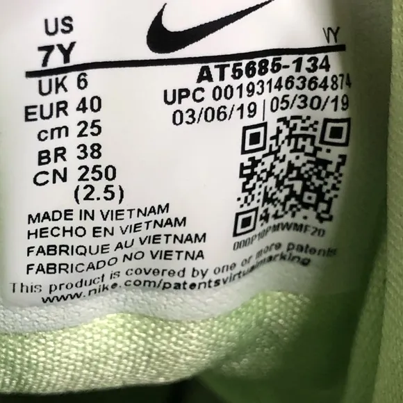 Nike Kd Trey 5 Vll GS lime green basketball 🏀 sneakers