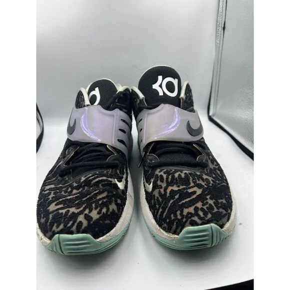 NIKE KD14 BLACK / MULTICOLOR BASKETBALL SNEAKERS CW3935-001 Men's‎ Size 9
