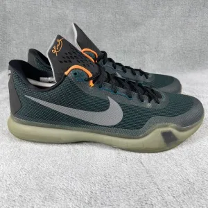 Nike Kobe Bryant Basketball Kobe X 10 Flight Mens 11 Green Sneakers 705317-308