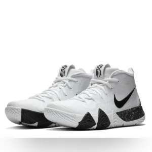 Nike Kyrie 4 - Size 7.5 Men’s // White and Black Basketball Sneakers