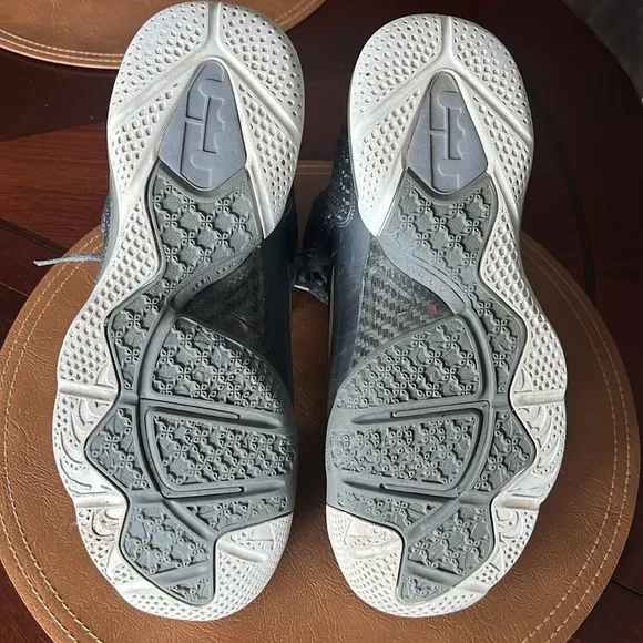 Nike LeBron 9 grey basketball sneakers