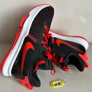 Nike LeBron Witness 5 Black Red Basketball Sneakers CQ9380-005 Mens Size 14
