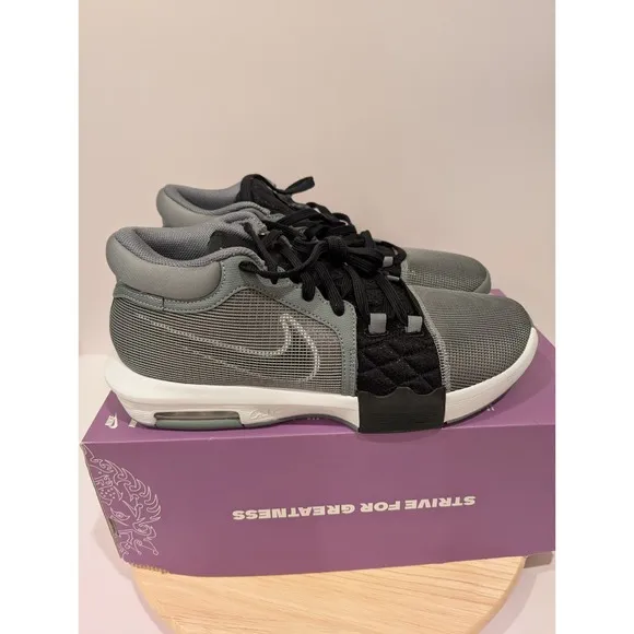 Nike Lebron Witness 8 VIII Cool Grey White Black Mens 12 Sneakers Basketball New