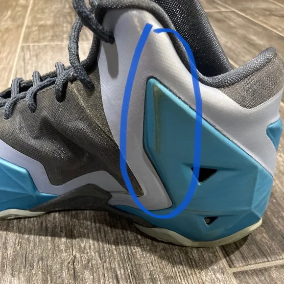 Nike Lebron XI GS Armory Slate Gamma Blue Light Armory 621712-400