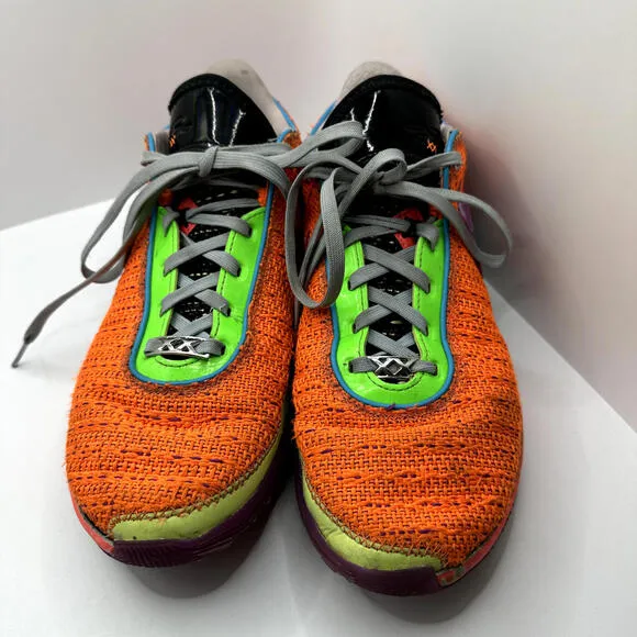 Nike Lebron XX‎ 20 Orange Sneakers GS Chosen One Basketball 7Y / 8.5W DQ8651-800