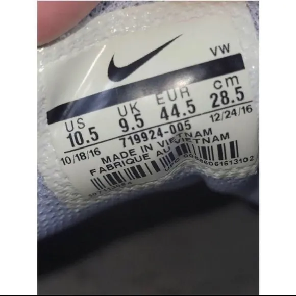 Nike Men's Air Mavin Low 'Wolf Grey' Basketball Shoe 719924-005 Size 10.5