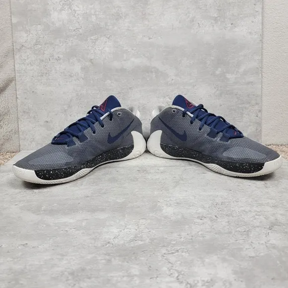 Nike Mens Basketball Shoes Size 9 Zoom Freak 1 Sneakers Grey Blue Black