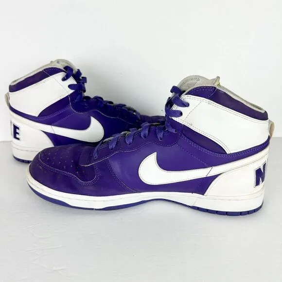 Nike Men's Dunk High Top Basketball Sneakers Pure Purple Size 13 336608-511
