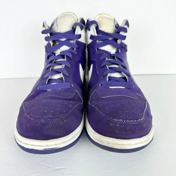 Nike Men's Dunk High Top Basketball Sneakers Pure Purple Size 13 336608-511