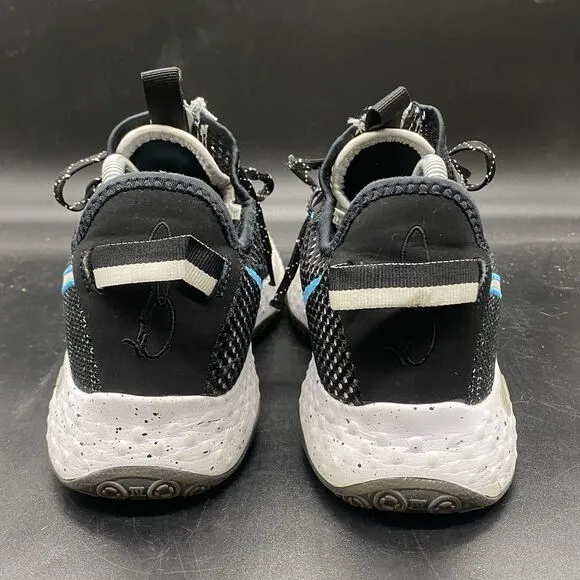 Nike Mens PG 4 Basketball Sneakers Shoes CD5079-004 Size 8 Black White Wolf Gray