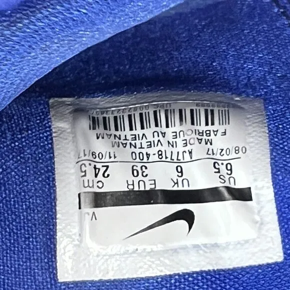Nike Mens Zoom Rev TB 902589-404 Blue Basketball Shoes Sneakers Size 6.5