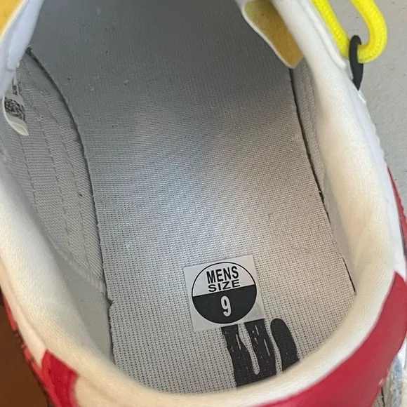 Nike Off-White X Blazer Low White University Red Size: 9