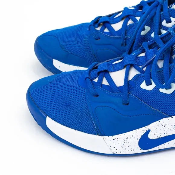 Nike Paul George PG3 TB blue white sneakers men game royal 8.5 basketball shoe