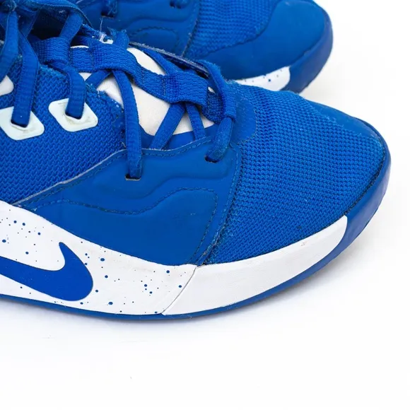 Nike Paul George PG3 TB blue white sneakers men game royal 8.5 basketball shoe