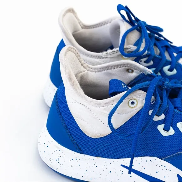 Nike Paul George PG3 TB blue white sneakers men game royal 8.5 basketball shoe