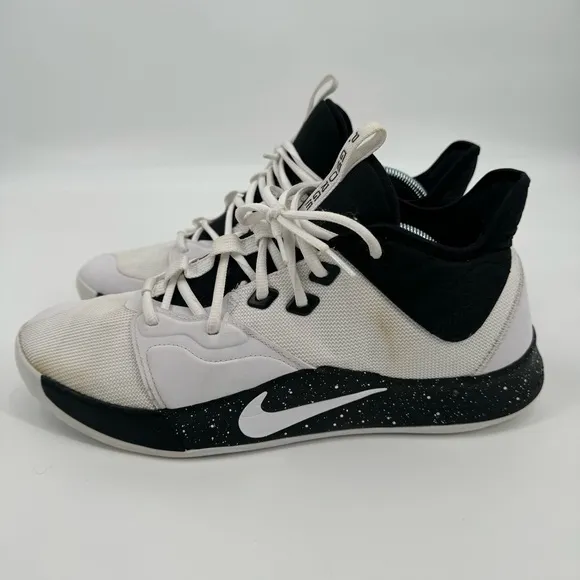 Nike PG 3 TB White Black CN9512-108 Basketball Shoes Sneakers Mens 13
