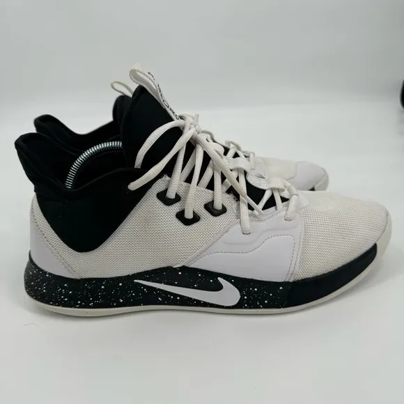 Nike PG 3 TB White Black CN9512-108 Basketball Shoes Sneakers Mens 13