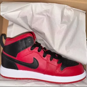 Nike Red and Black Basketball Sneakers