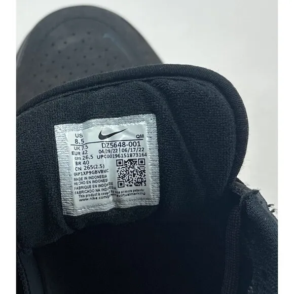Nike SB Ishod Wair Premium Mens Triple Black Skate Shoes Sneakers DZ5648-001
