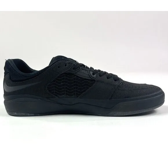 Nike SB Ishod Wair Premium Mens Triple Black Skate Shoes Sneakers DZ5648-001