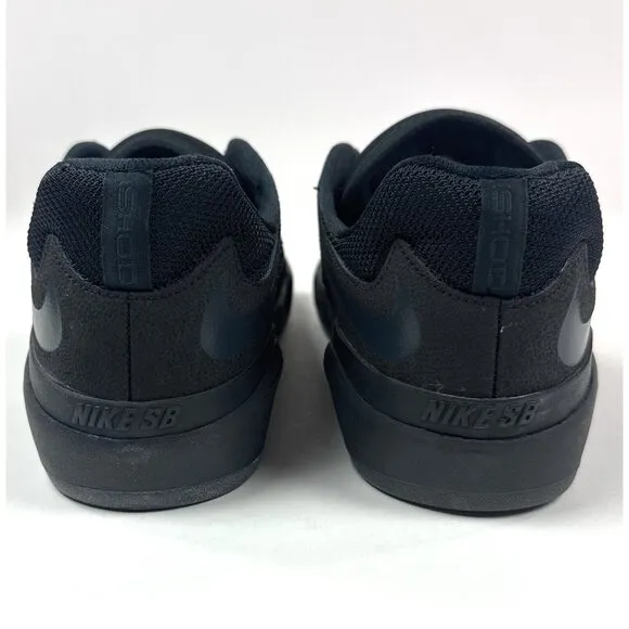Nike SB Ishod Wair Premium Mens Triple Black Skate Shoes Sneakers DZ5648-001