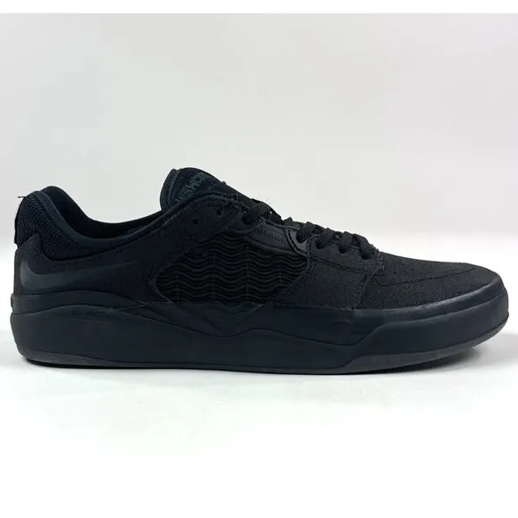 Nike SB Ishod Wair Premium Mens Triple Black Skate Shoes Sneakers DZ5648-001