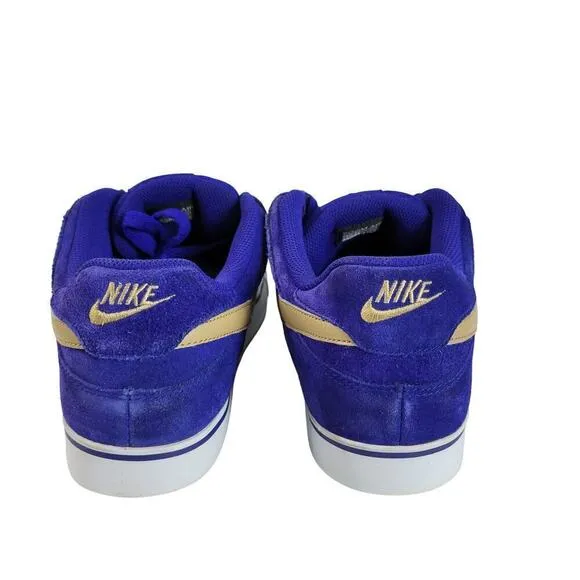 Nike SB Paul Rodriguez Sneakers Size 10 Mens Royal Purple Blue Gold Skater