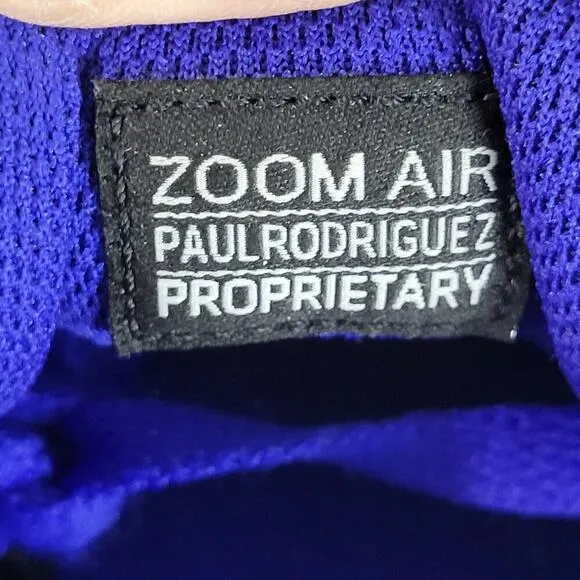 Nike SB Paul Rodriguez Sneakers Size 10 Mens Royal Purple Blue Gold Skater