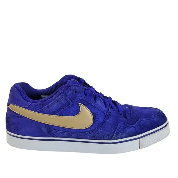 Nike SB Paul Rodriguez Sneakers Size 10 Mens Royal Purple Blue Gold Skater
