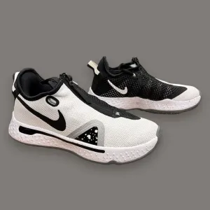 Nike Sneakers Mens 6 Black White PG 4 PAUL GEORGE BASKETBALL RARE NEW CD5079 100