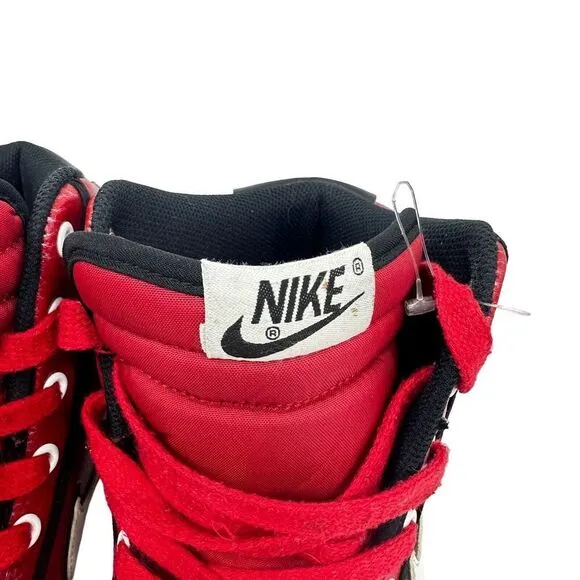 Nike Vandal High University Red Black White Sneakers 621187-600 Men's Size 12