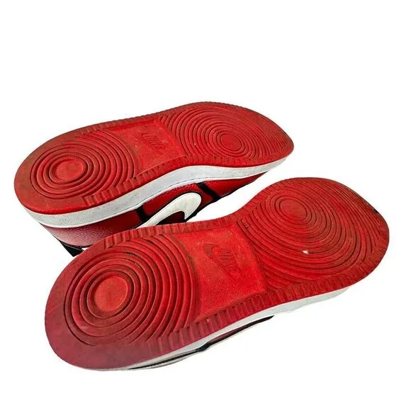 Nike Vandal High University Red Black White Sneakers 621187-600 Men's Size 12