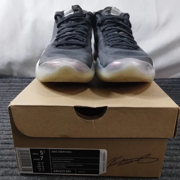 Nike Zoom KD 12 Men Women Basketball Sneakers Black