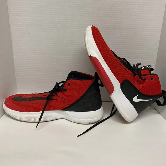 NIKE ZOOM RISE Basketball Sneakers MENS NO:BQ5468-600 Red