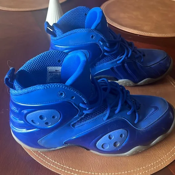Nike Zoom royal blue basketball sneakers